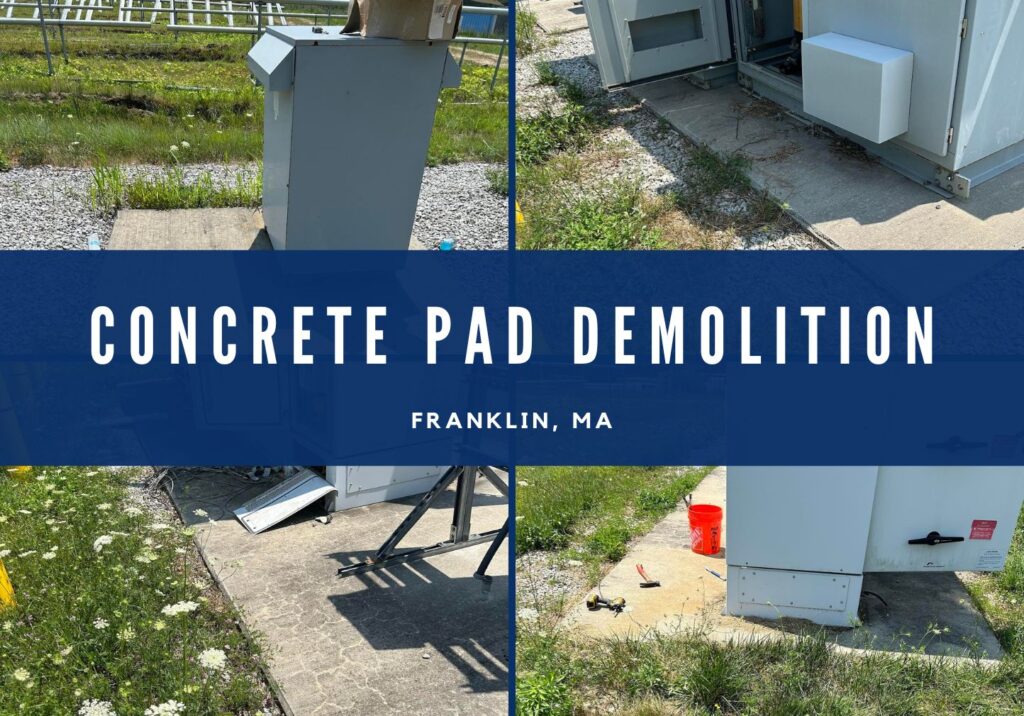 concrete pad demolition franklin ma