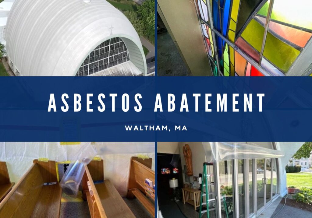 asbestos abatement waltham ma sacred-heart church