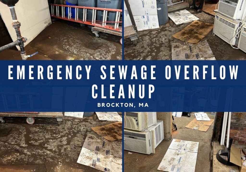 emergency sewage overflow cleanup brockton ma